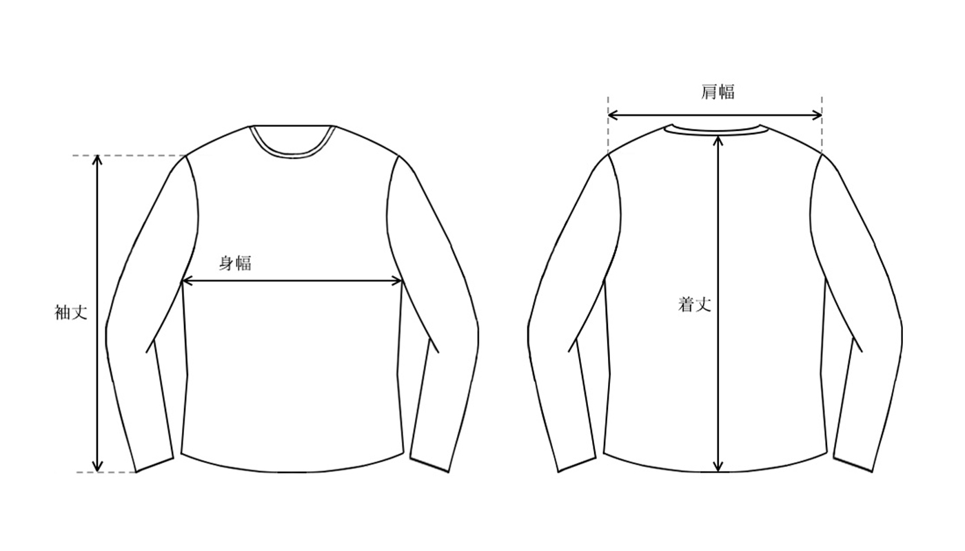 oneeight cutsew L/S size