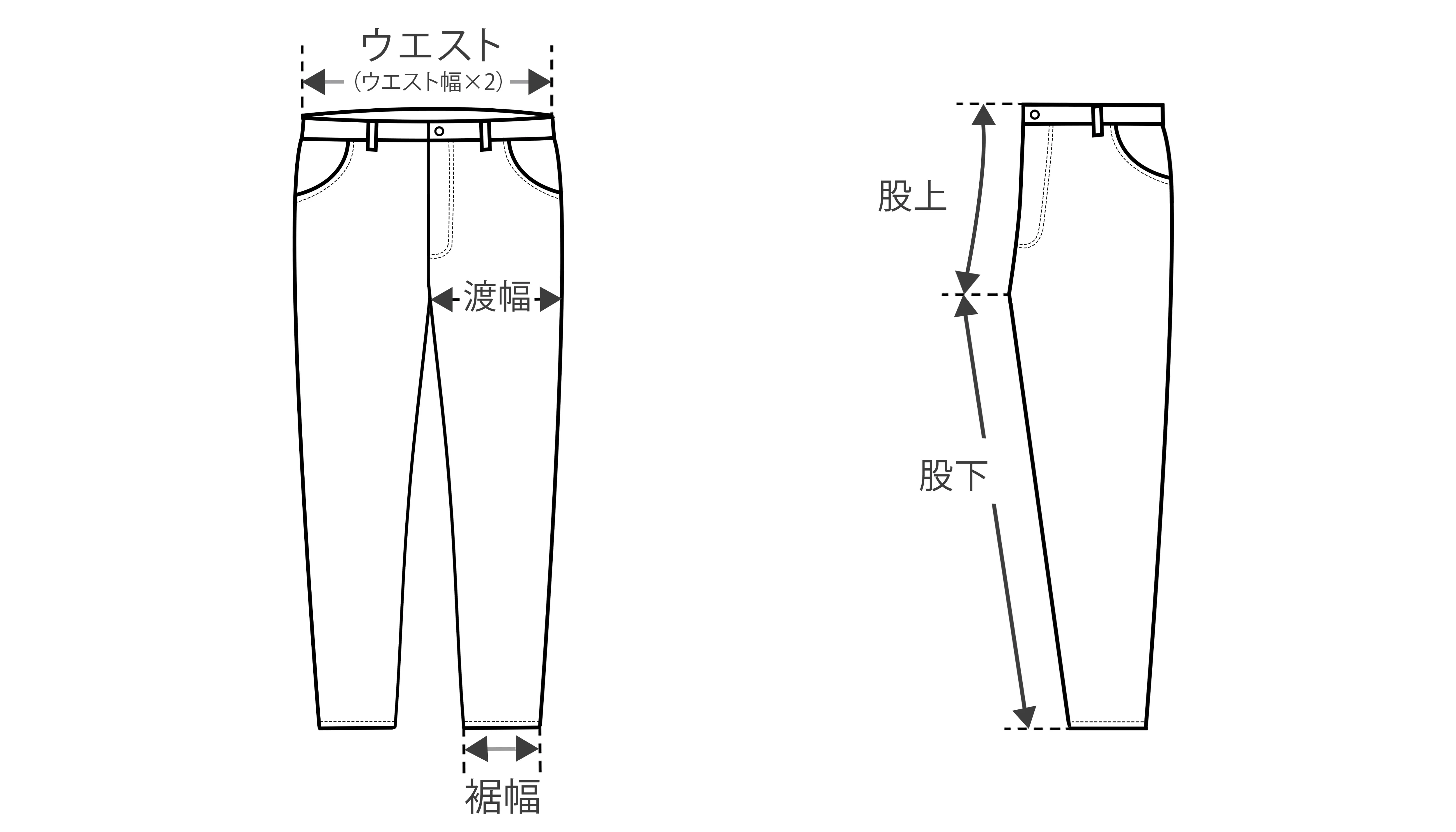 oneeight size denim pant