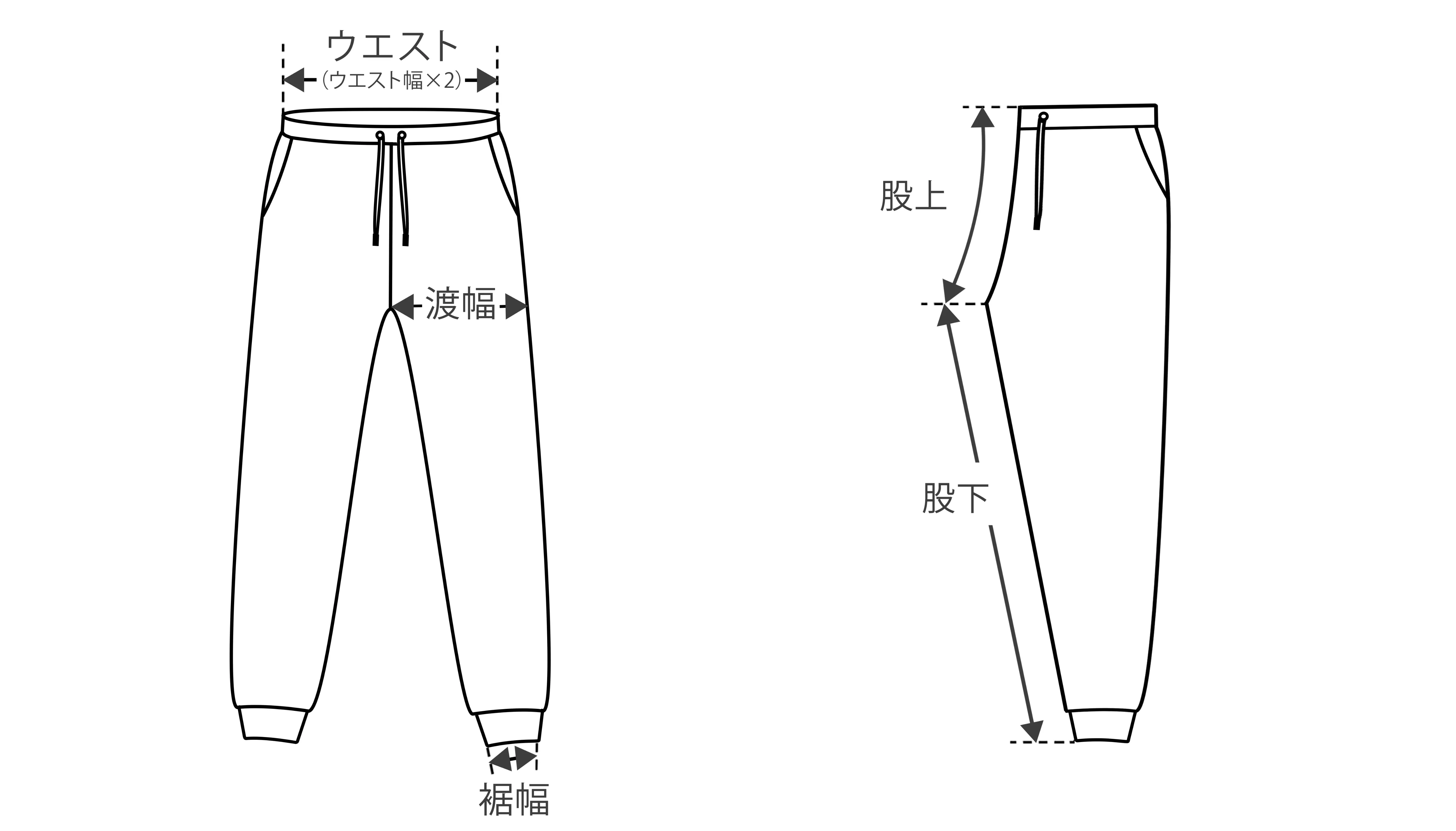 oneeight size rib pant