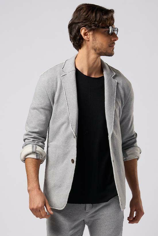 最終値下げ　t.japan knit jacket グレー wjkジャケット│jersey jacket［t.gray］