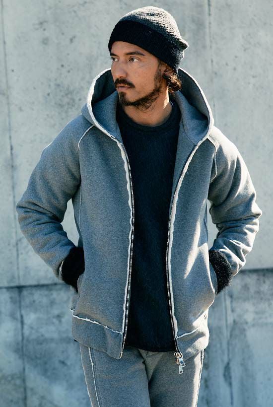 wjkジャケット│jersey jacket［t.gray］