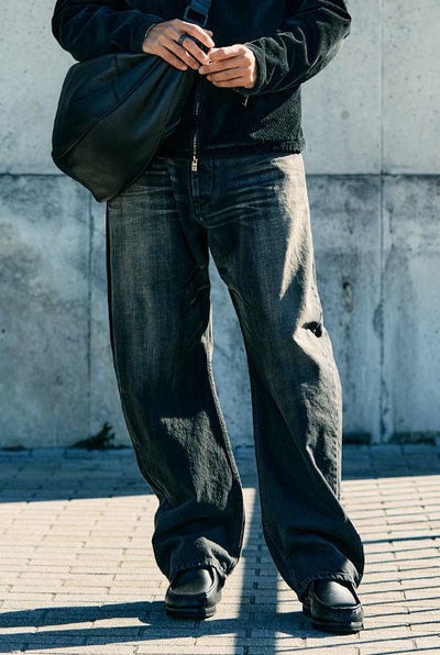 ONEEIGHT ｜wide banana denim（USED）［black］