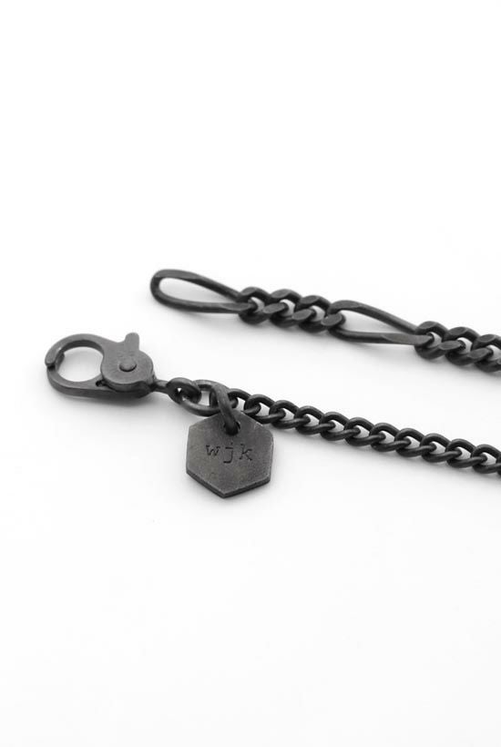 ONEEIGHT ｜IVXLCDM × wjk slim chain neckless［black coating］