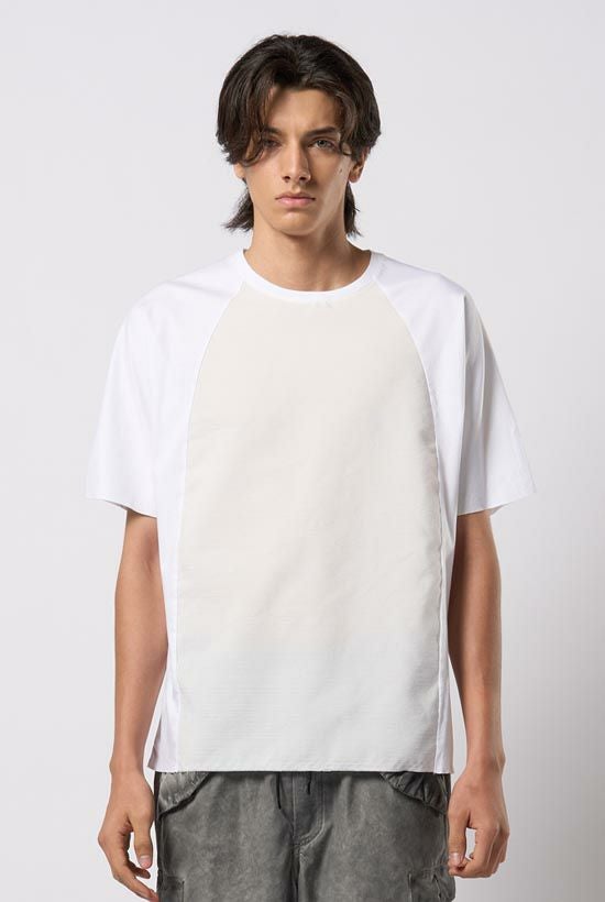 ONEEIGHT ｜cool touch zip-pocket S/S［white］